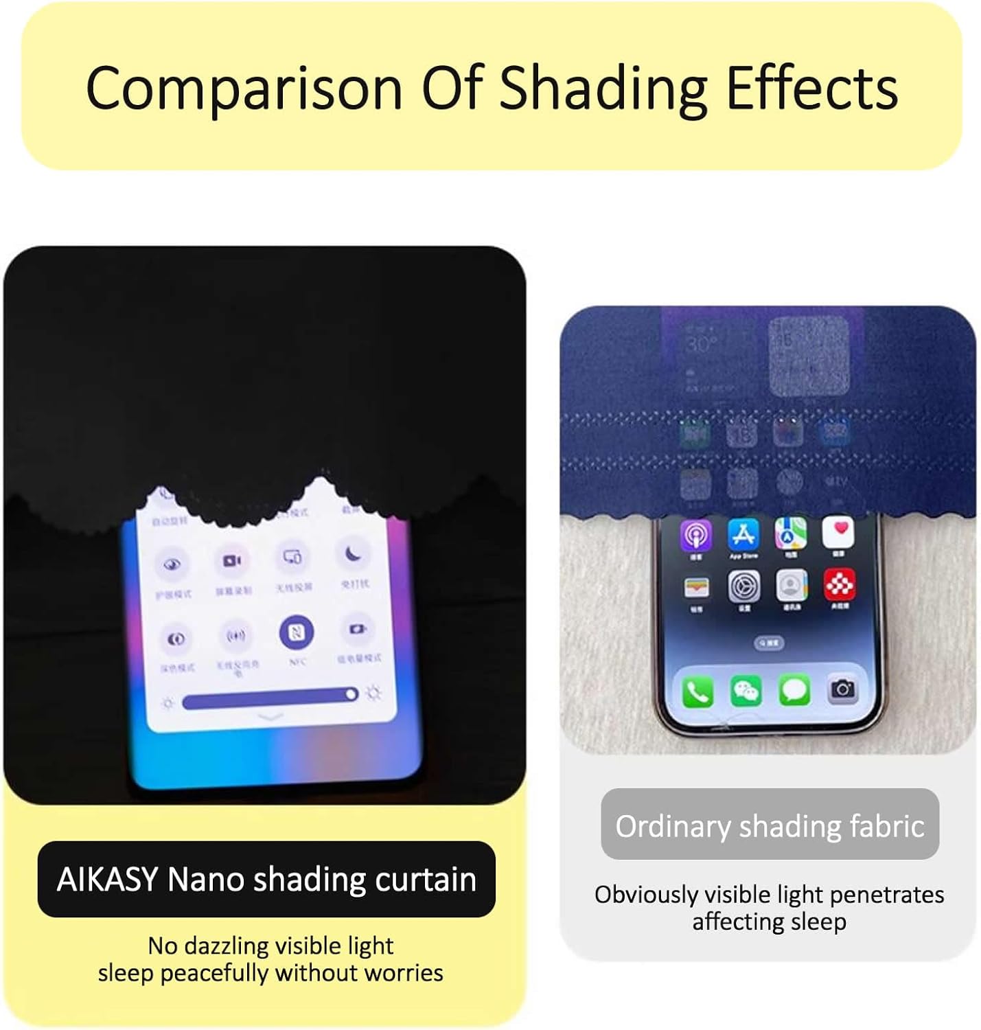 AIKASY Black Thickened Bed Canopy Curtains - Elegant Bedroom Decor for Adults and Girls - Strong Lightproof and Windproof Design(Queen, Black)