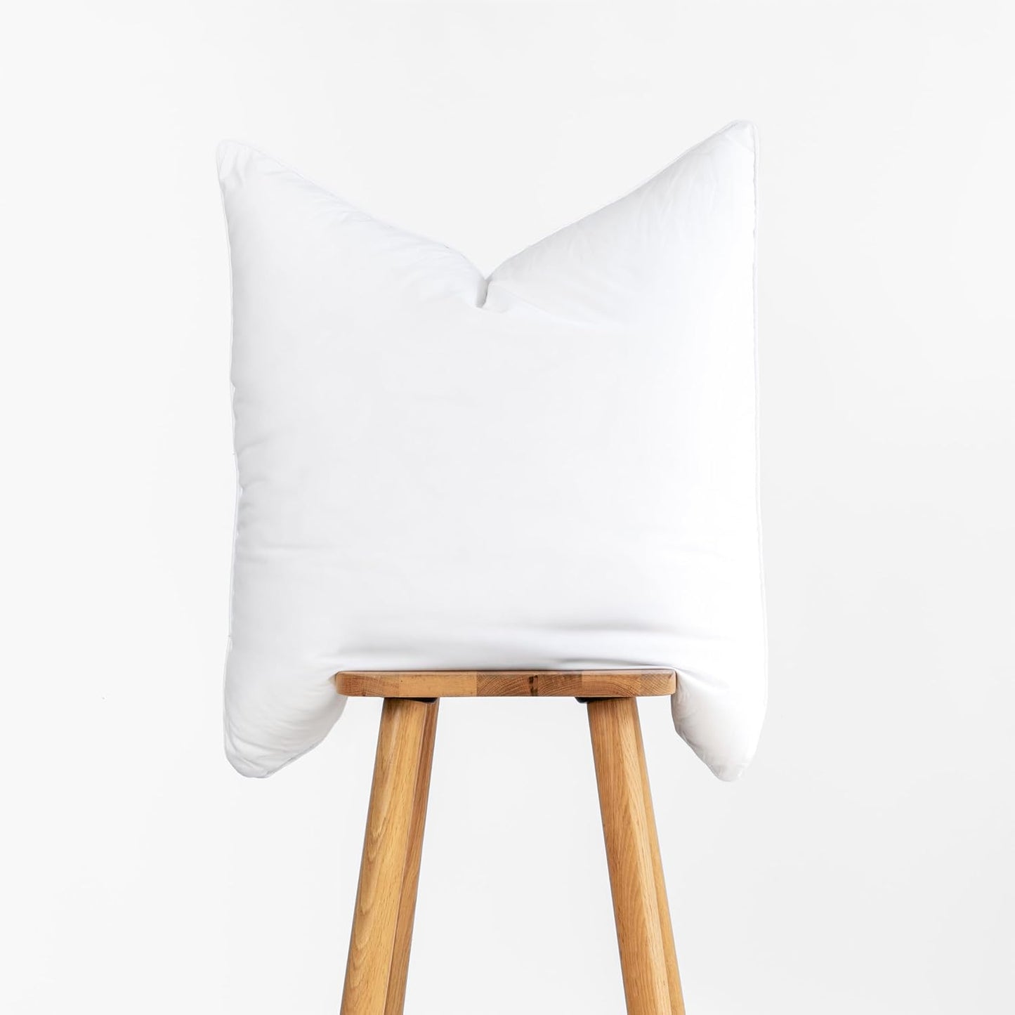 Hofdeco Premium Bolster Pillow Insert, Set of 2, 9"x26" (for Cover Size 8"x24") Water Resistant Synthetic Down Alternative Sham Stuffer for Patio, Bench, Garden, Poolside, White