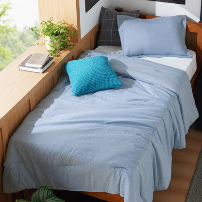 Bedsure Queen Comforter Set - Cooling and Warm Bed Set, Charcoal Black Reversible Bedding for All Season, 3 Pieces, 1 Queen Size Comforter (88"x88") and 2 Pillow Cases(20"x26")